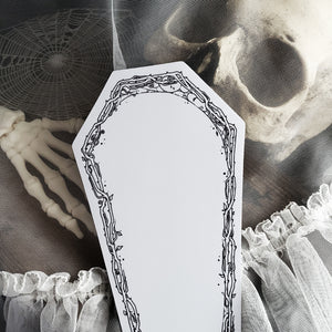 Dry Erase Coffin Thorn Magnet