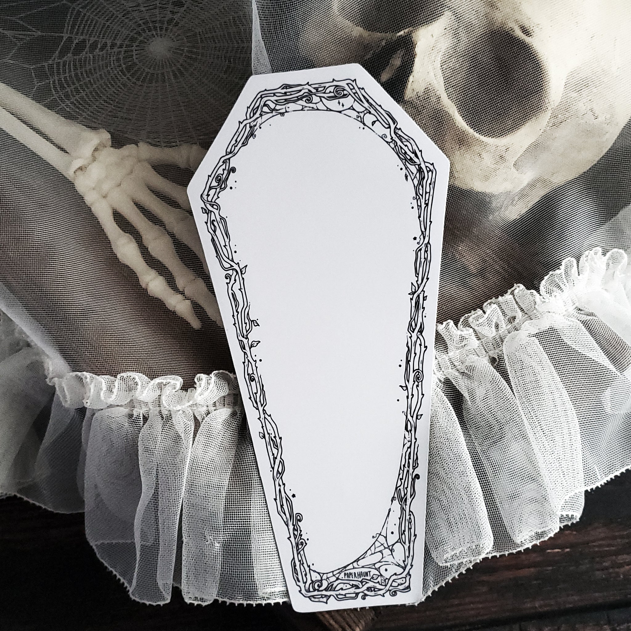 Dry Erase Coffin Thorn Magnet