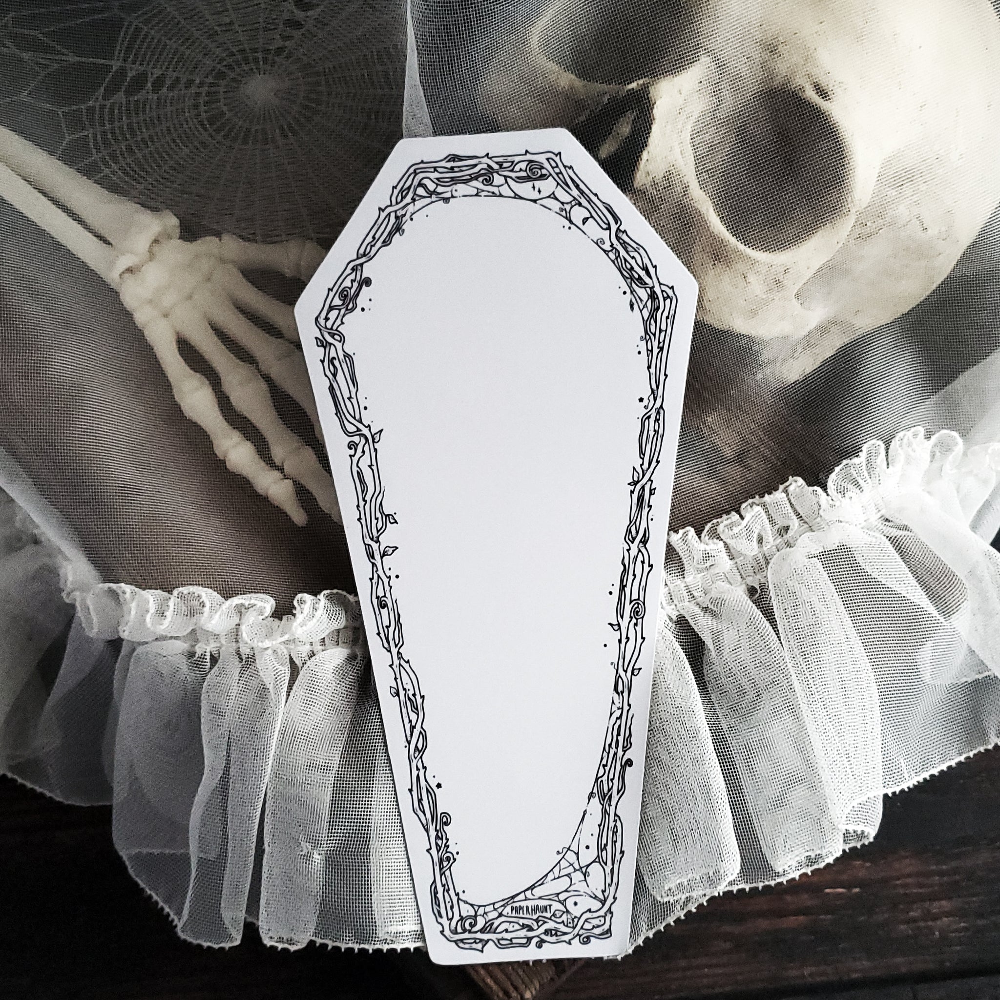 Dry Erase Coffin Thorn Magnet