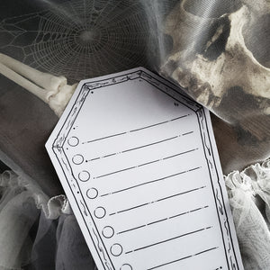 Dry Erase Coffin Checklist Magnet