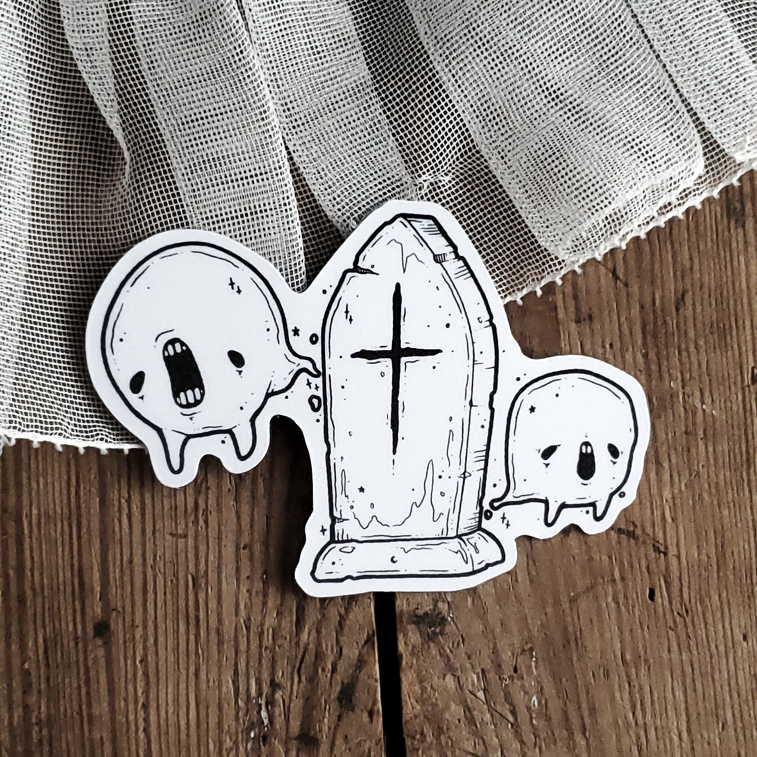 Tombstone Ghost Magnet