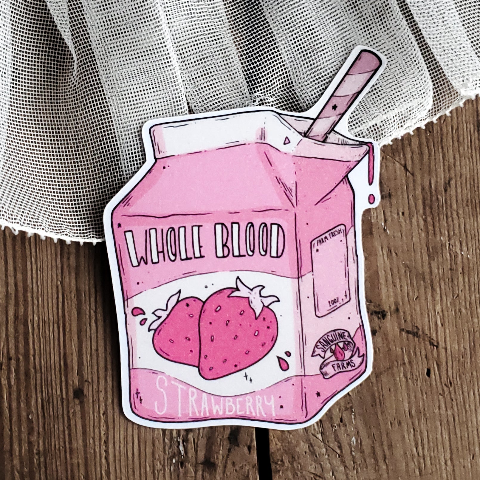 Vampire Milk Carton Magnet