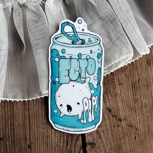Ecto-pop Ghost Soda Can Magnet