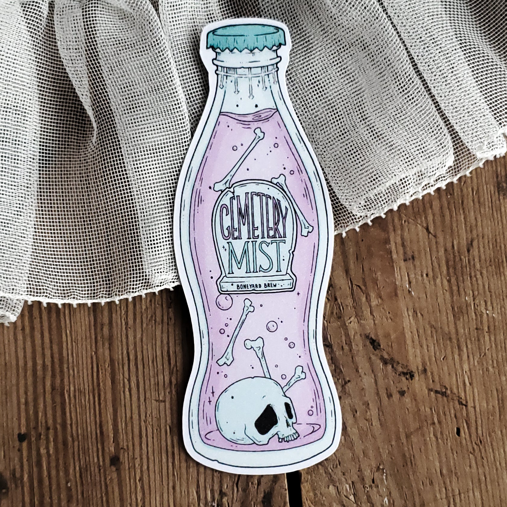 Bones Soda Bottle Magnet