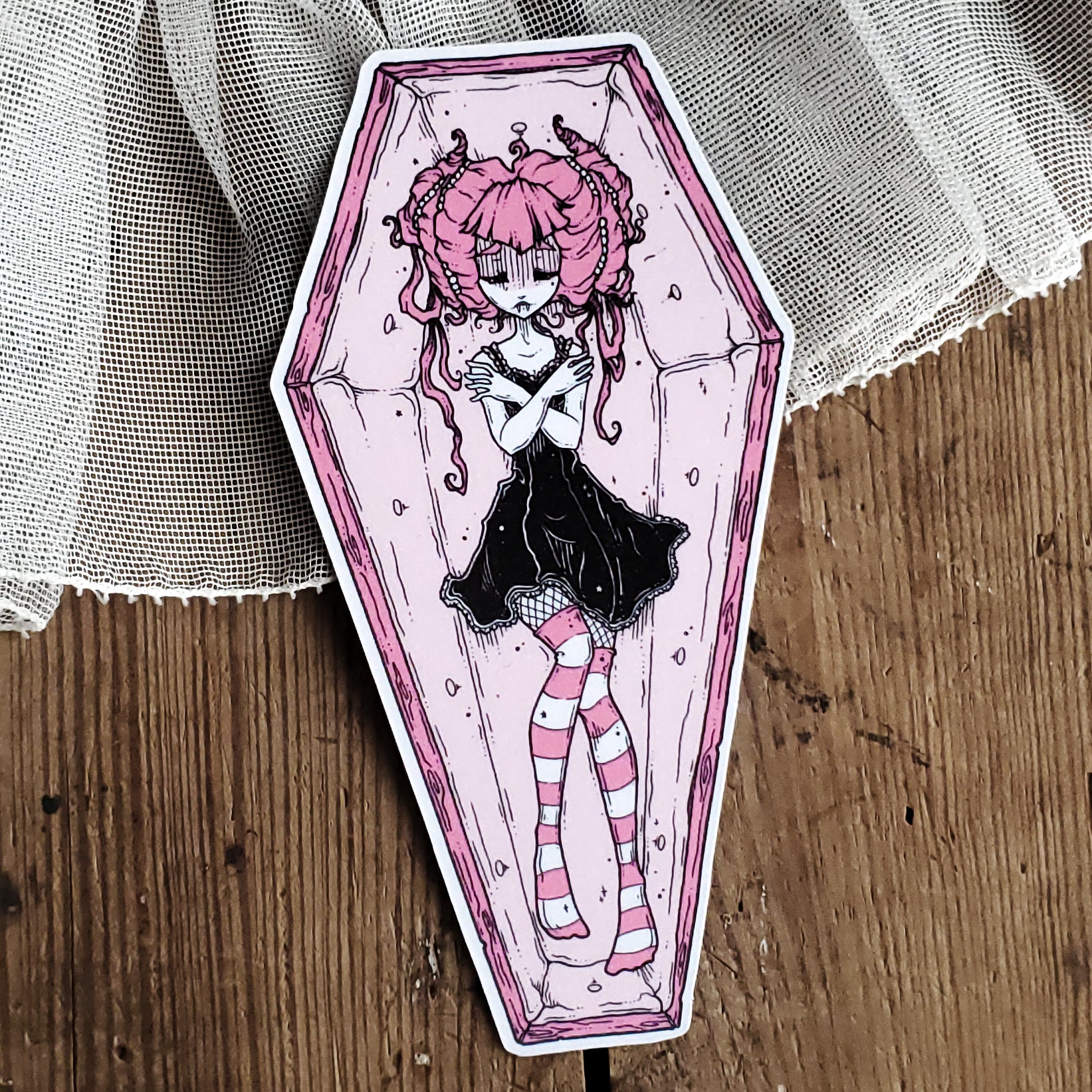 Vampire Coffin Magnet