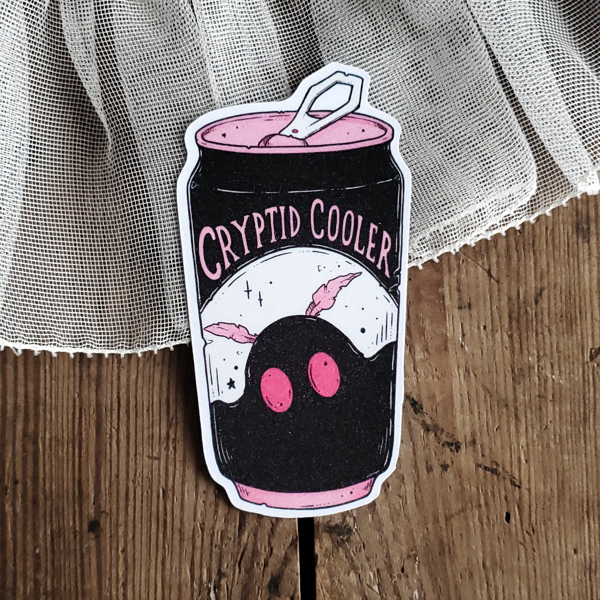 Cryptid Cooler Mothman Soda Magnet