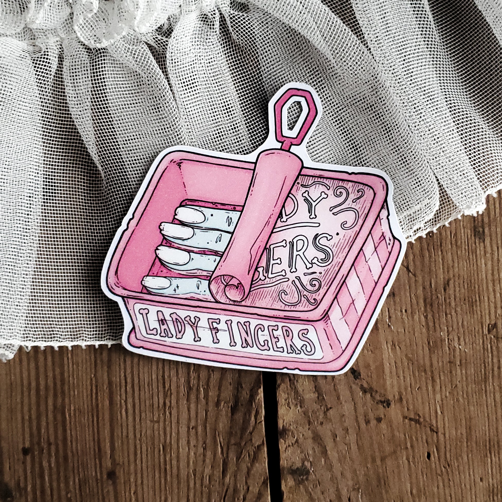 Lady Fingers Zombie Magnet