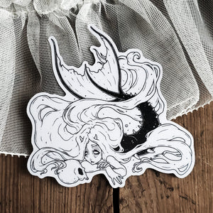 Mermaid Skull Magnet