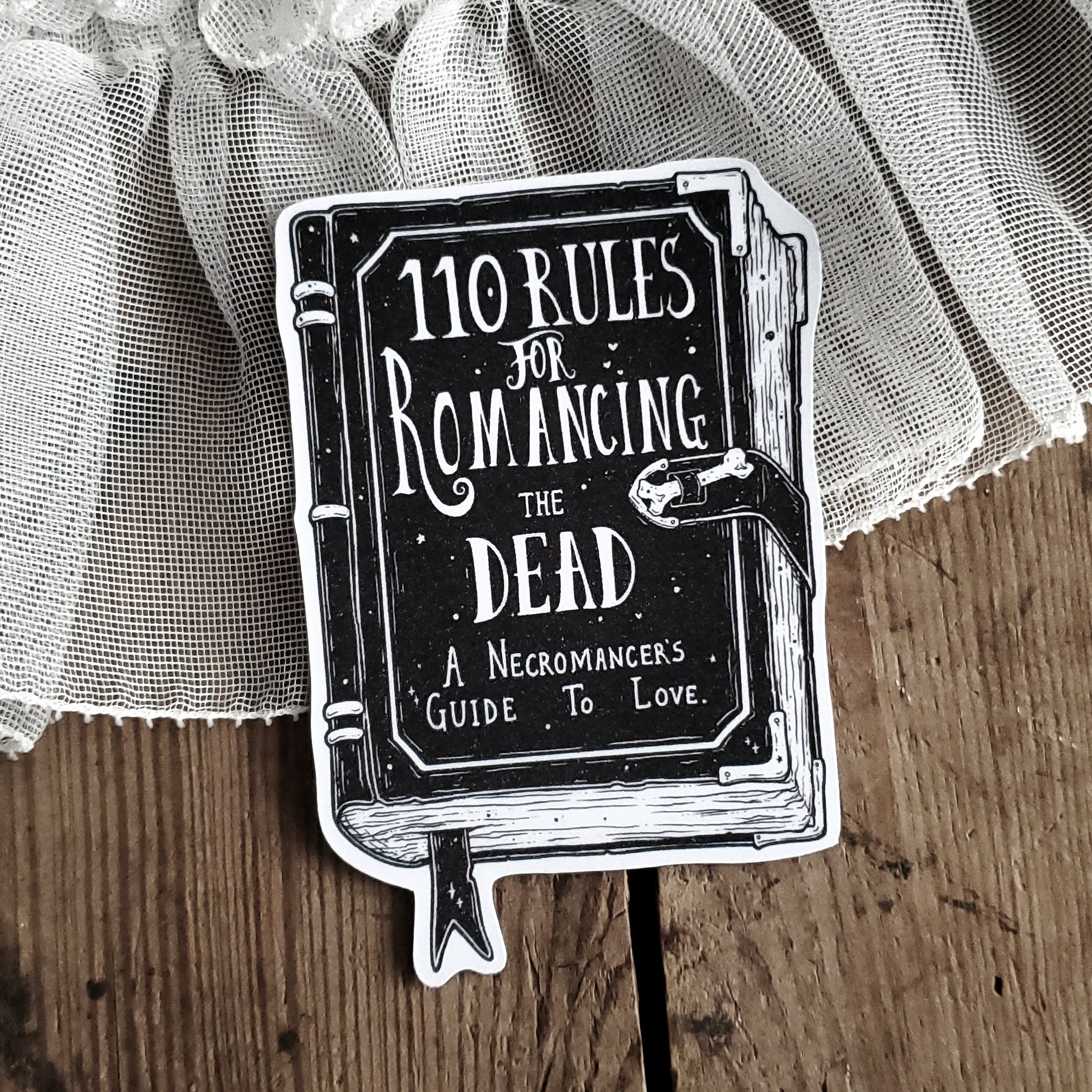 Necromancer Book Magnet - Romancing the Dead