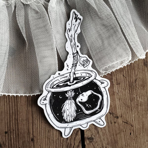 Witchy Brew Tea Magnet