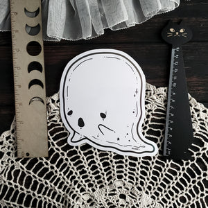 Dry Erase Ghost Holo Magnet