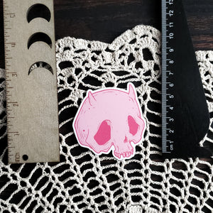 Pastel Devil Skull Magnets