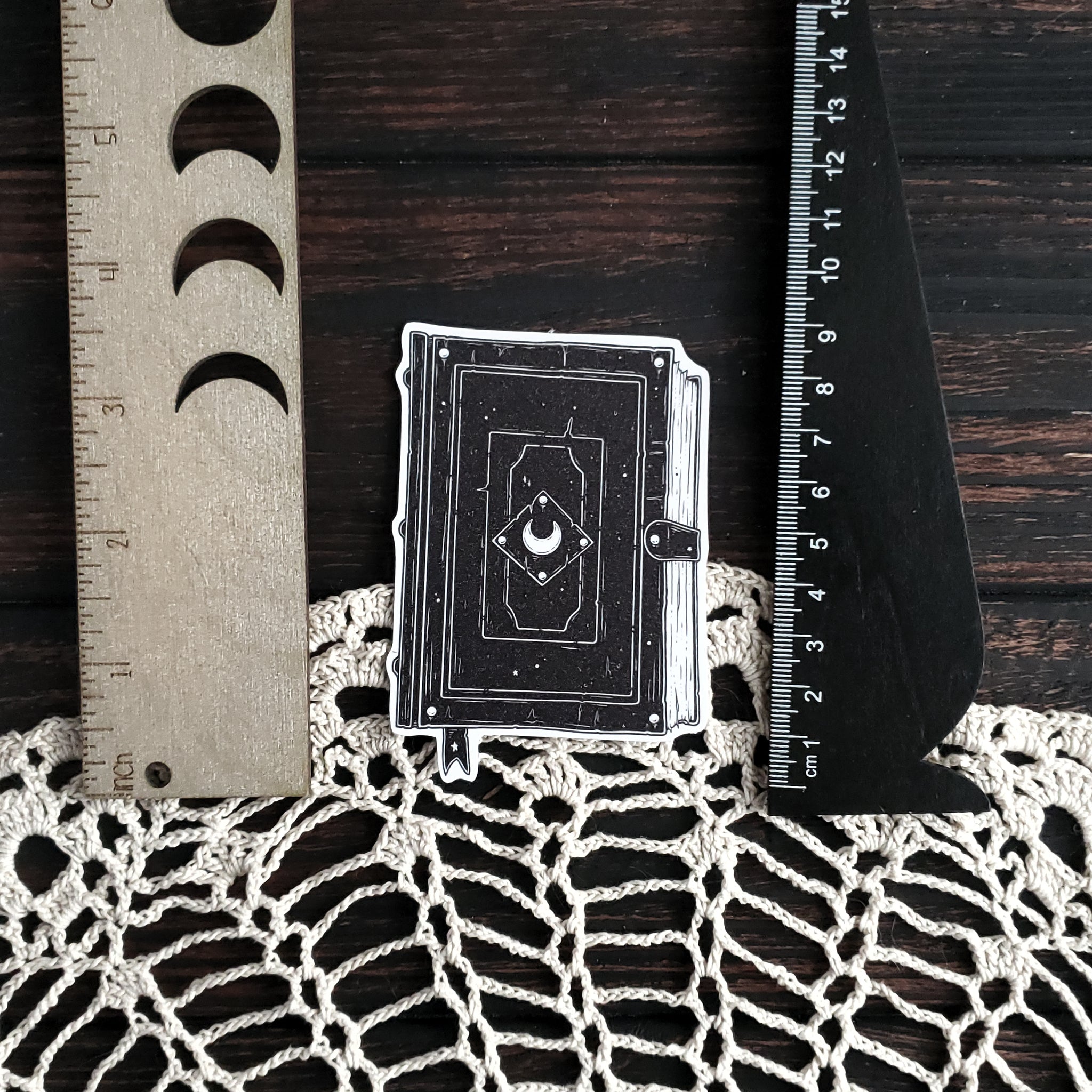 Moon Spell Book Magnet