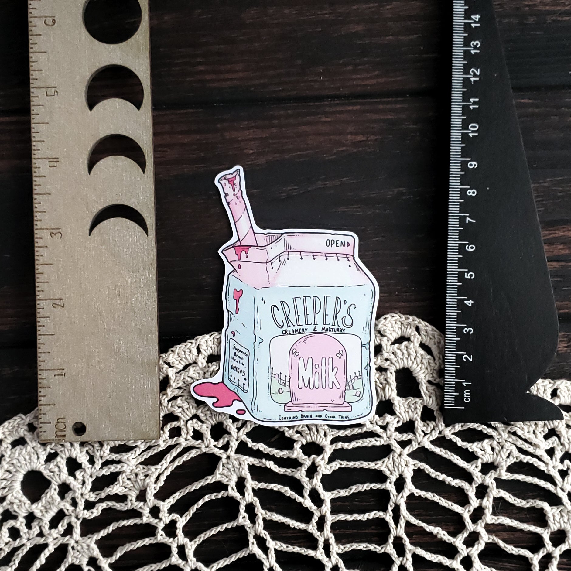 "Milk" carton Zombie Magnet