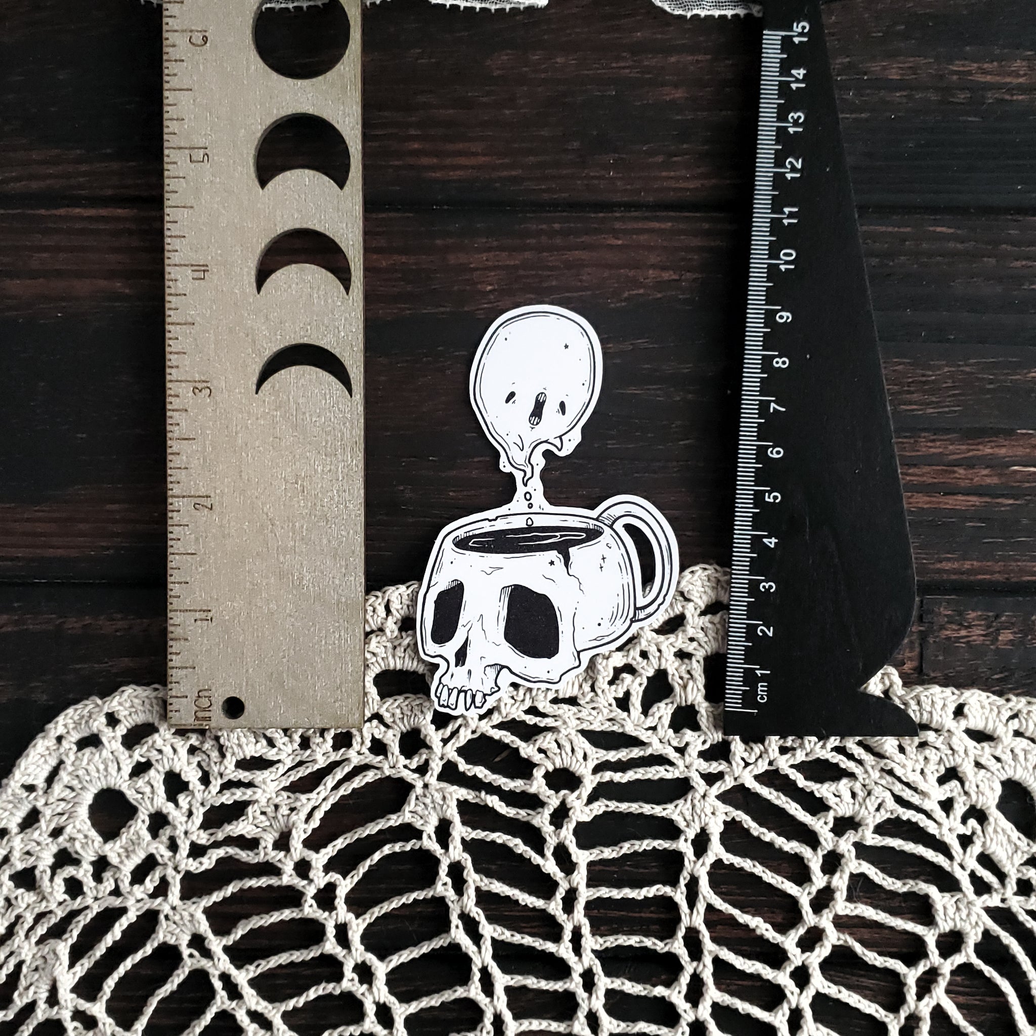 Haunted Coffee Ghost Magnet
