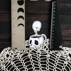 Haunted Coffee Ghost Magnet