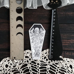 Fertile Soils Mushroom Skeleton Magnet