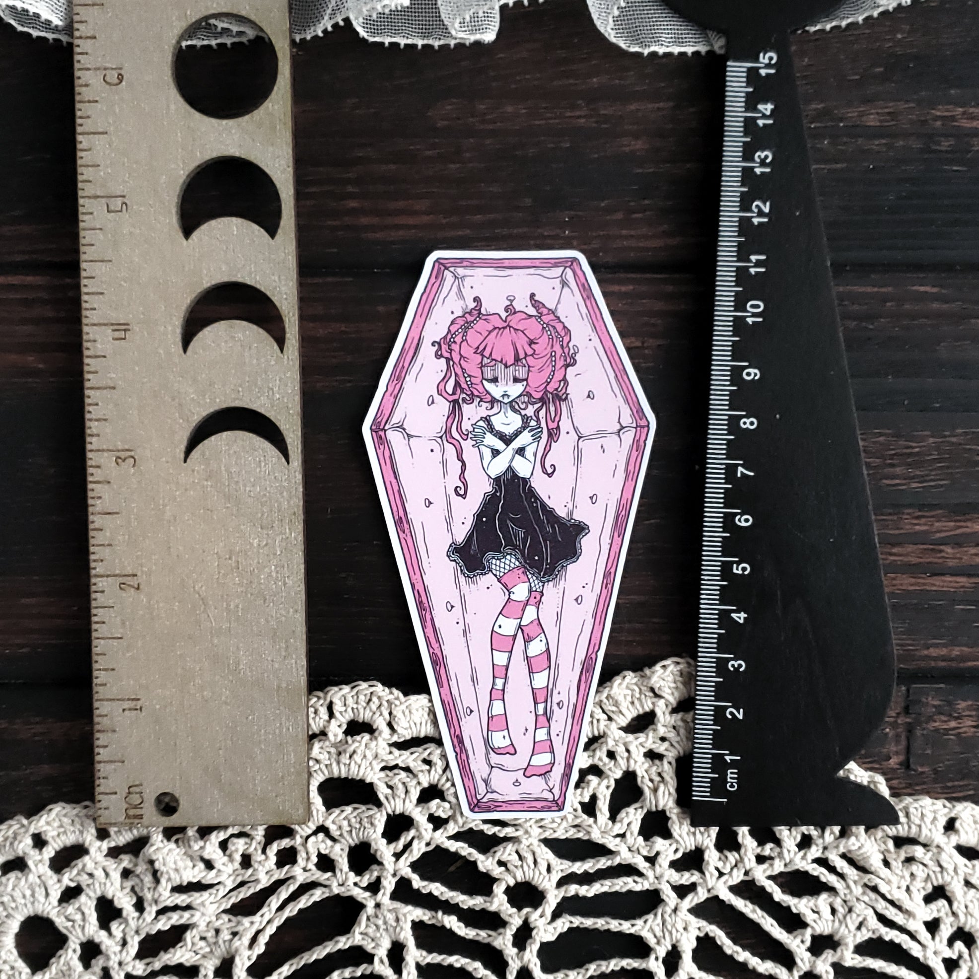 Vampire Coffin Magnet