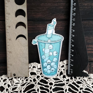Ghost Boba Magnet