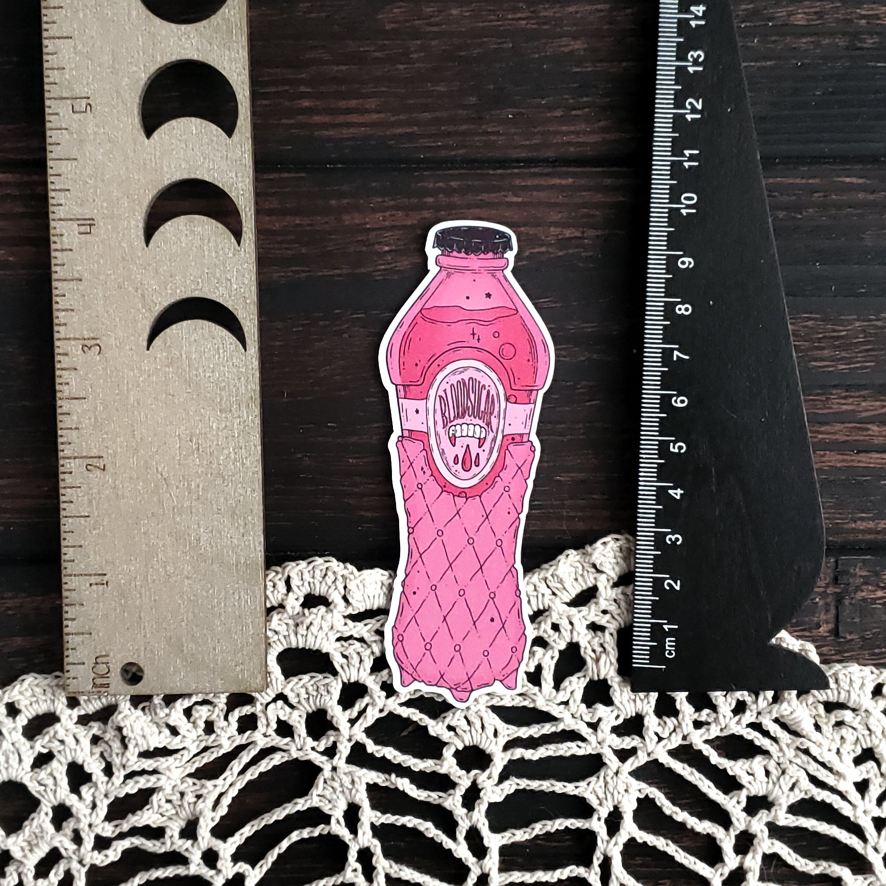Vampire Soda Bottle Magnet - Blood Sugar