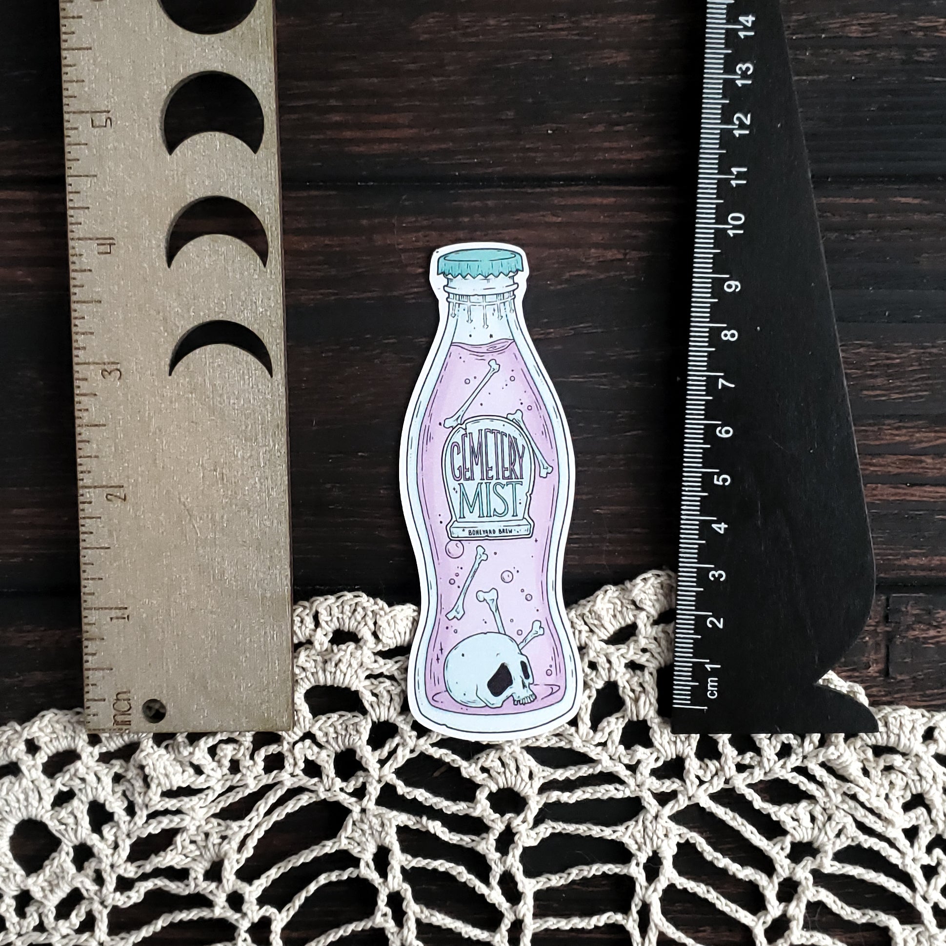 Bones Soda Bottle Magnet