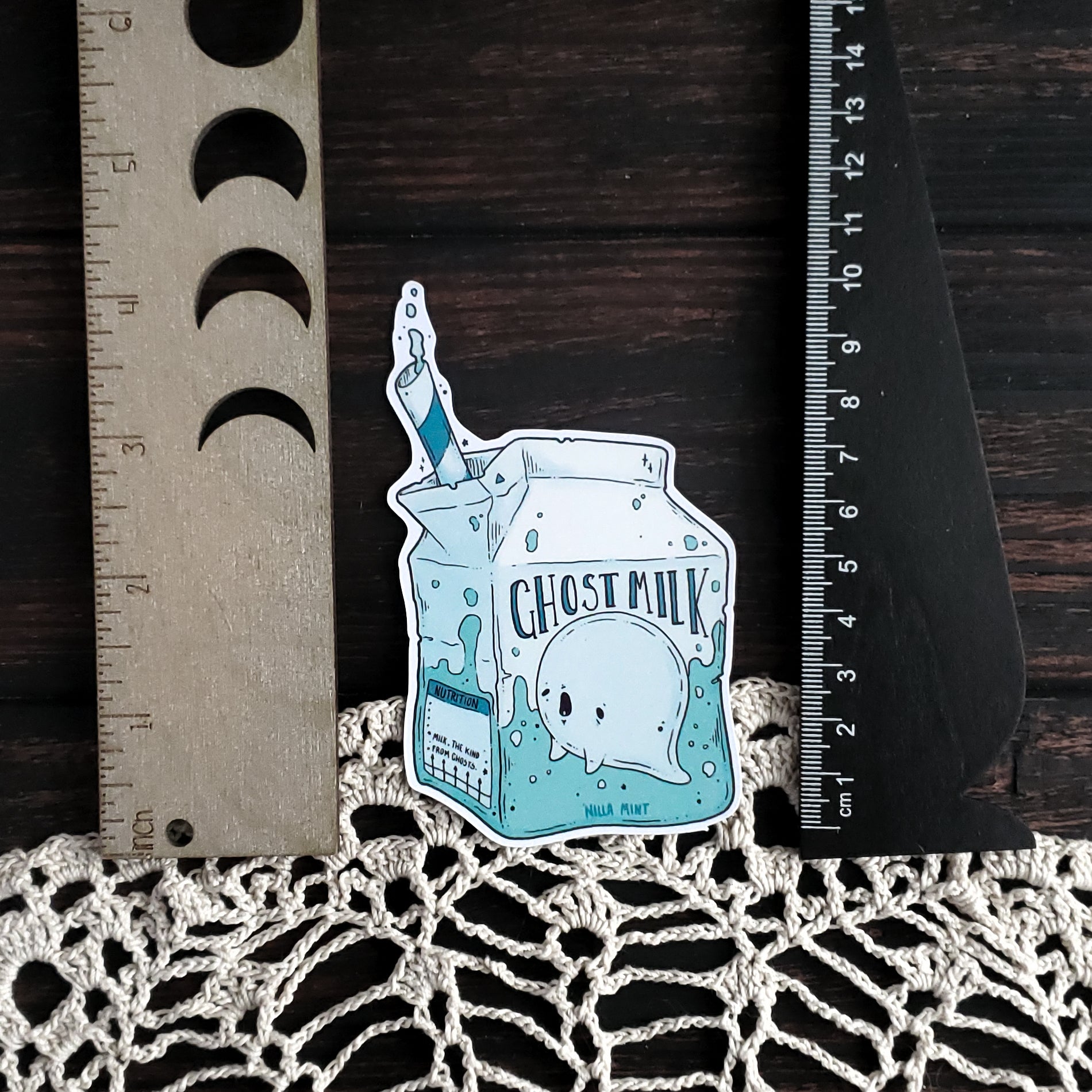 Ghost Milk Magnet