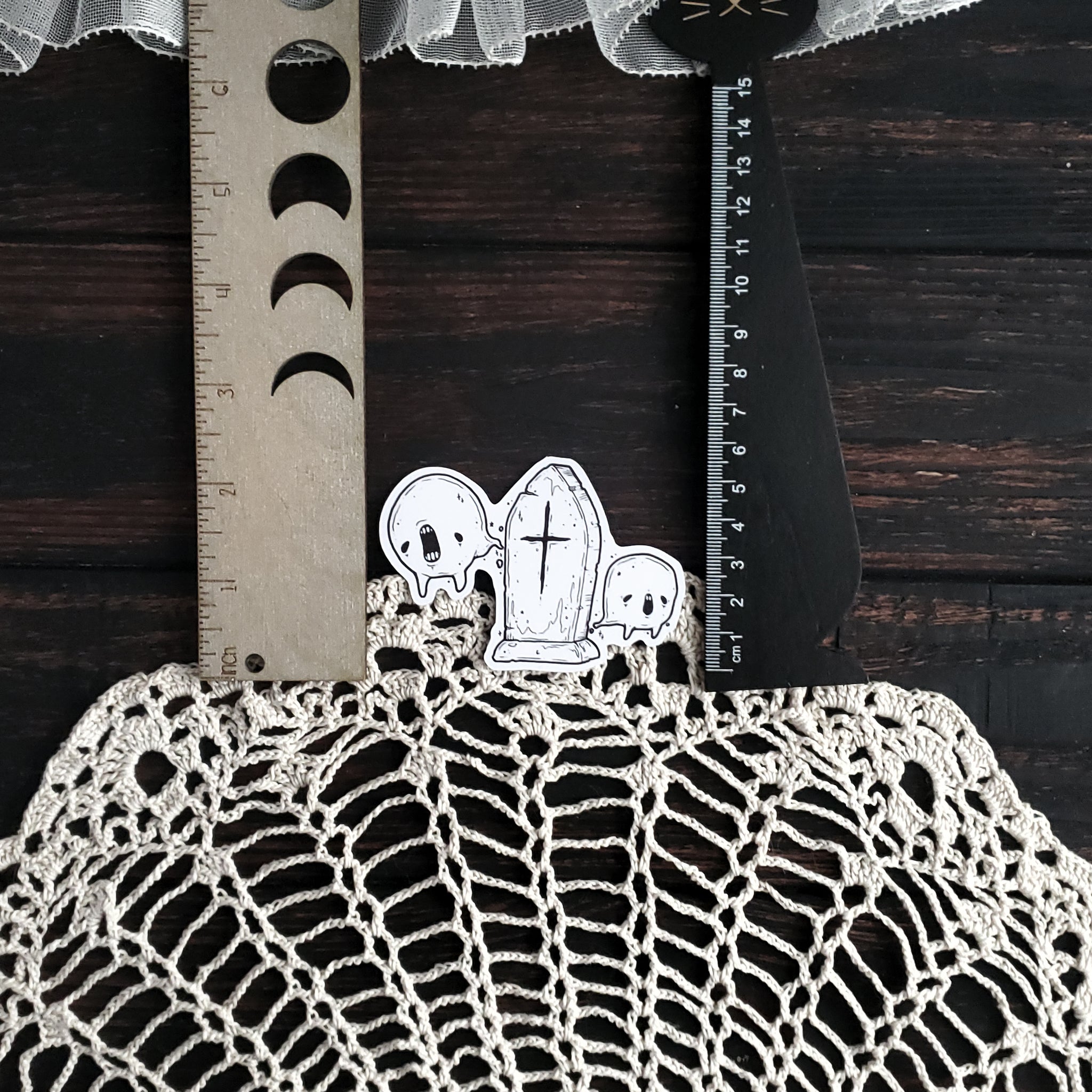 Tombstone Ghost Magnet
