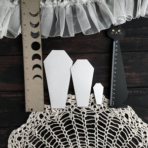 Coffin Shaped Adhesive Magnet- Addon