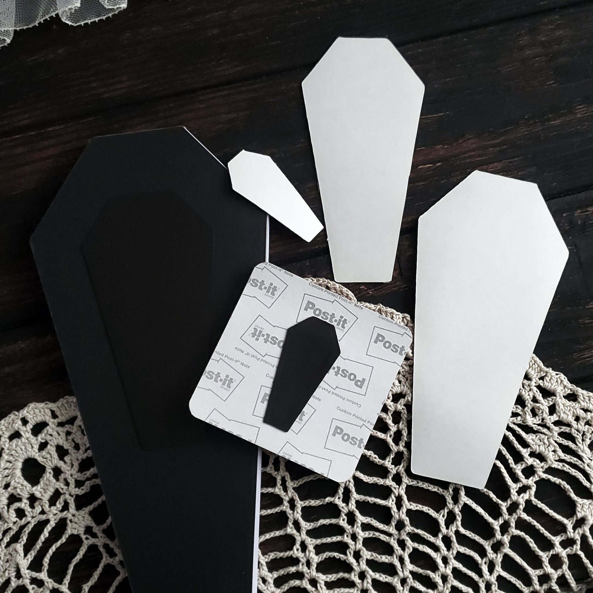 Coffin Shaped Adhesive Magnet- Addon
