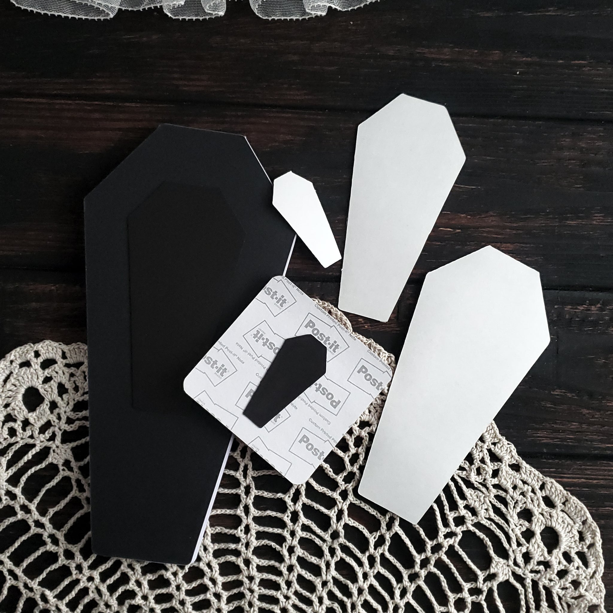 Coffin Shaped Adhesive Magnet- Addon