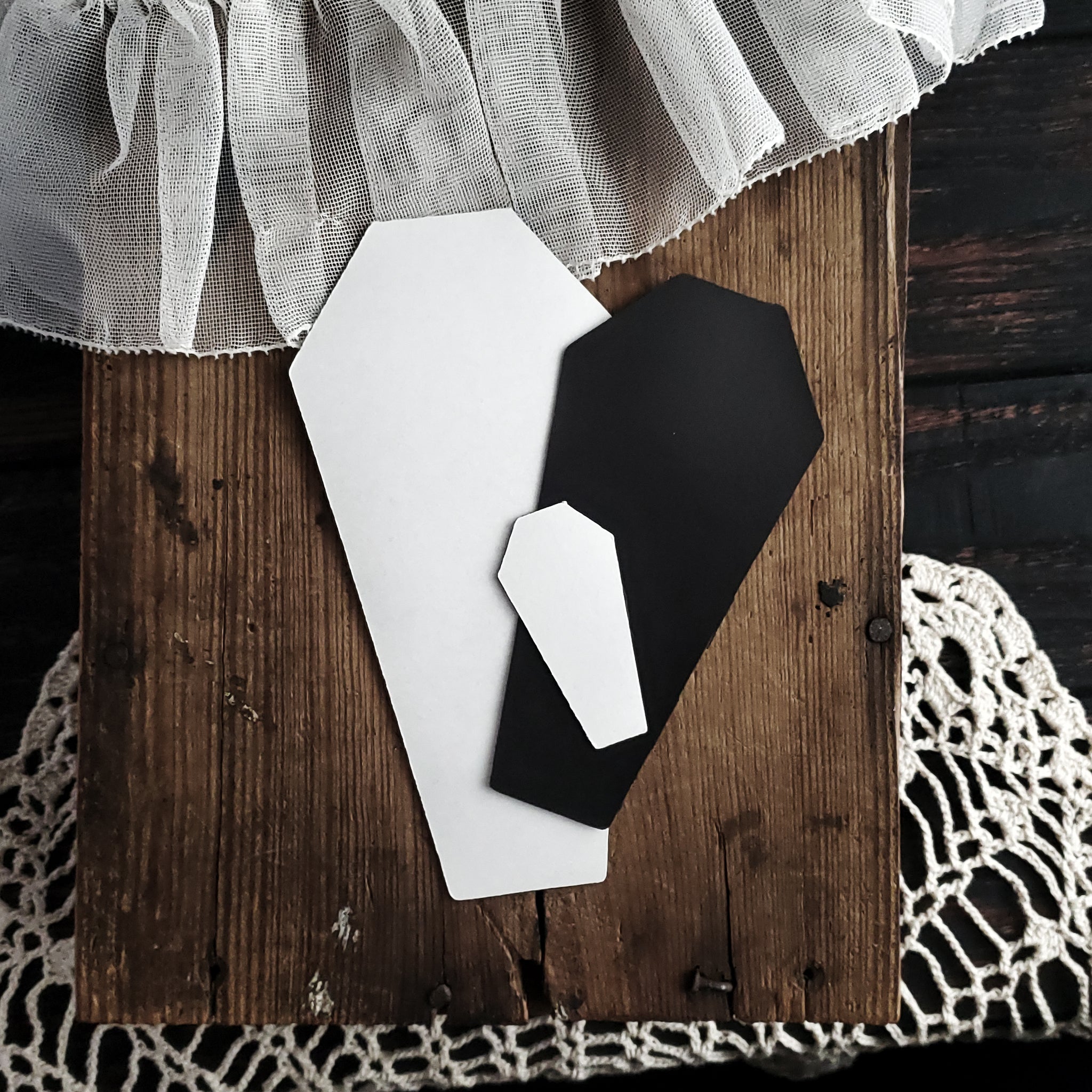 Coffin Shaped Adhesive Magnet- Addon