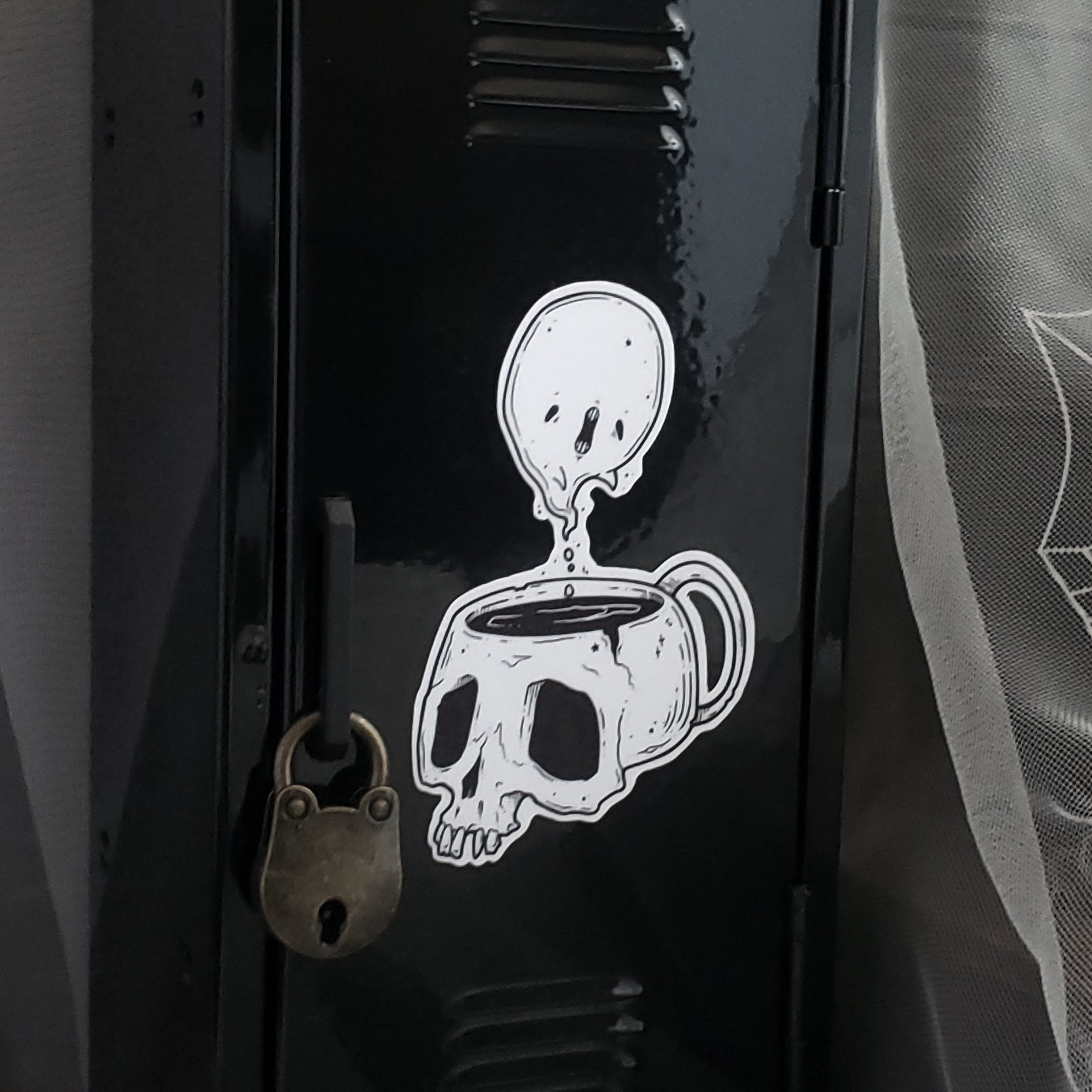 Haunted Coffee Ghost Magnet