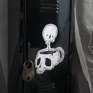 Haunted Coffee Ghost Magnet