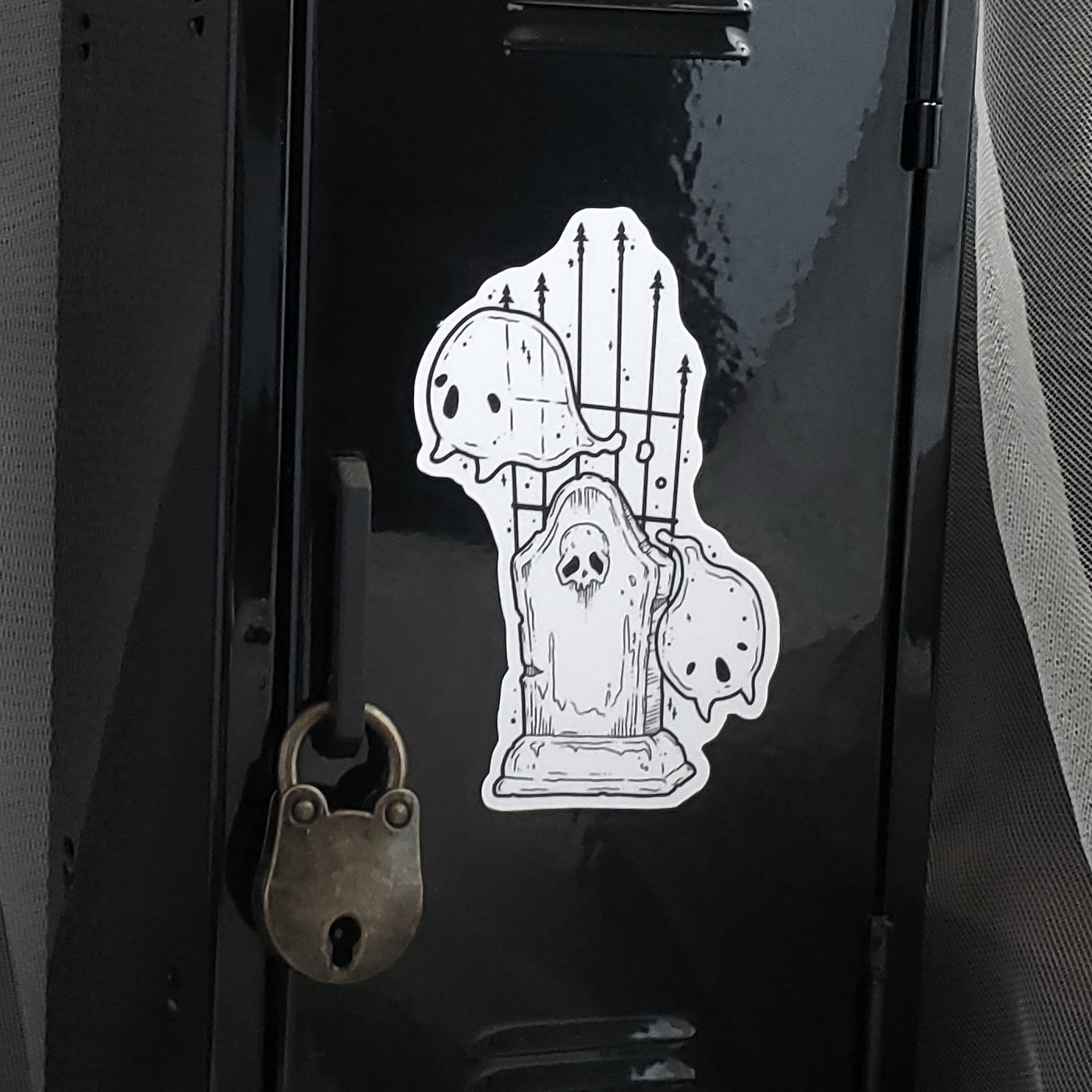 Gravestone Ghost Magnet