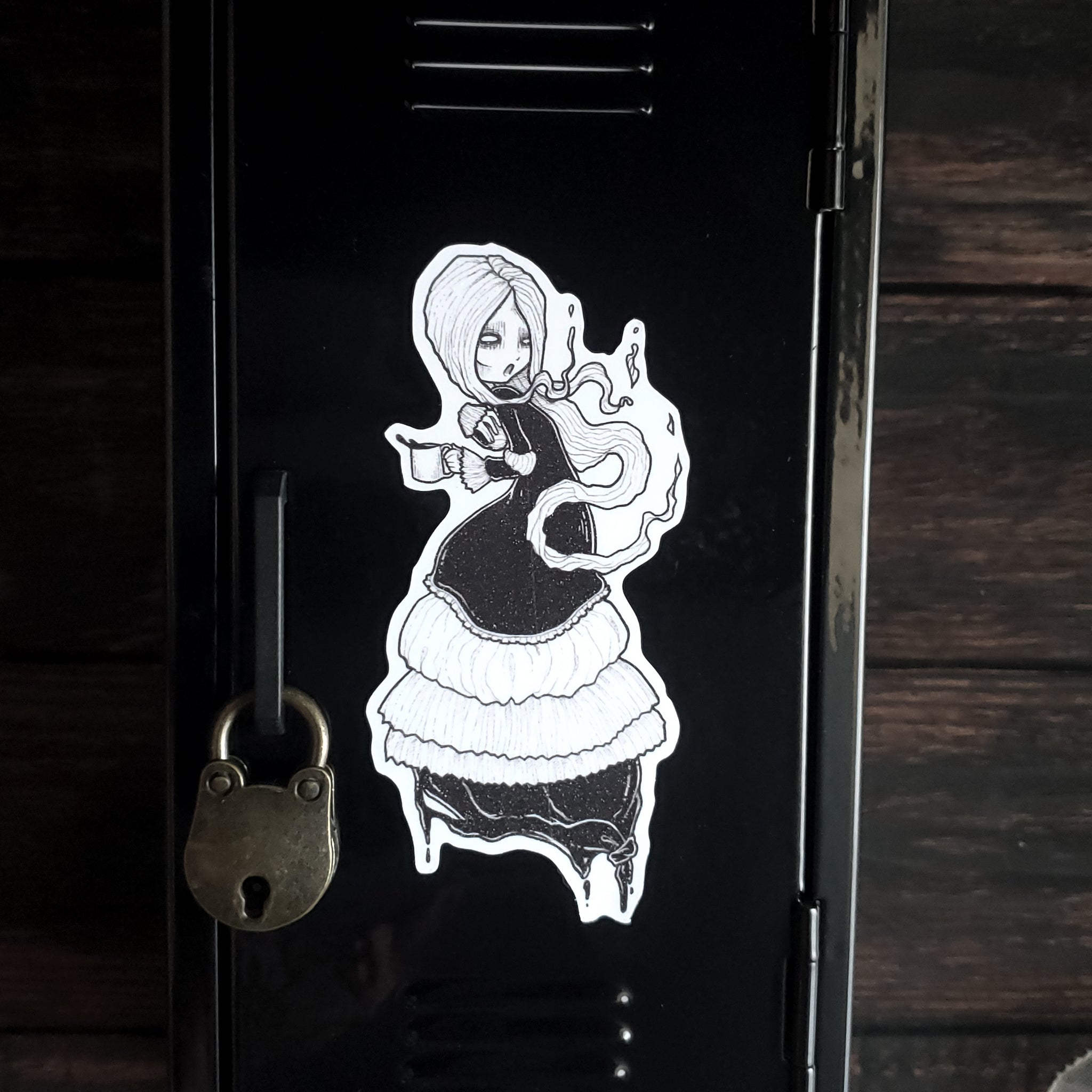 Coffee Banshee Ghost Magnet