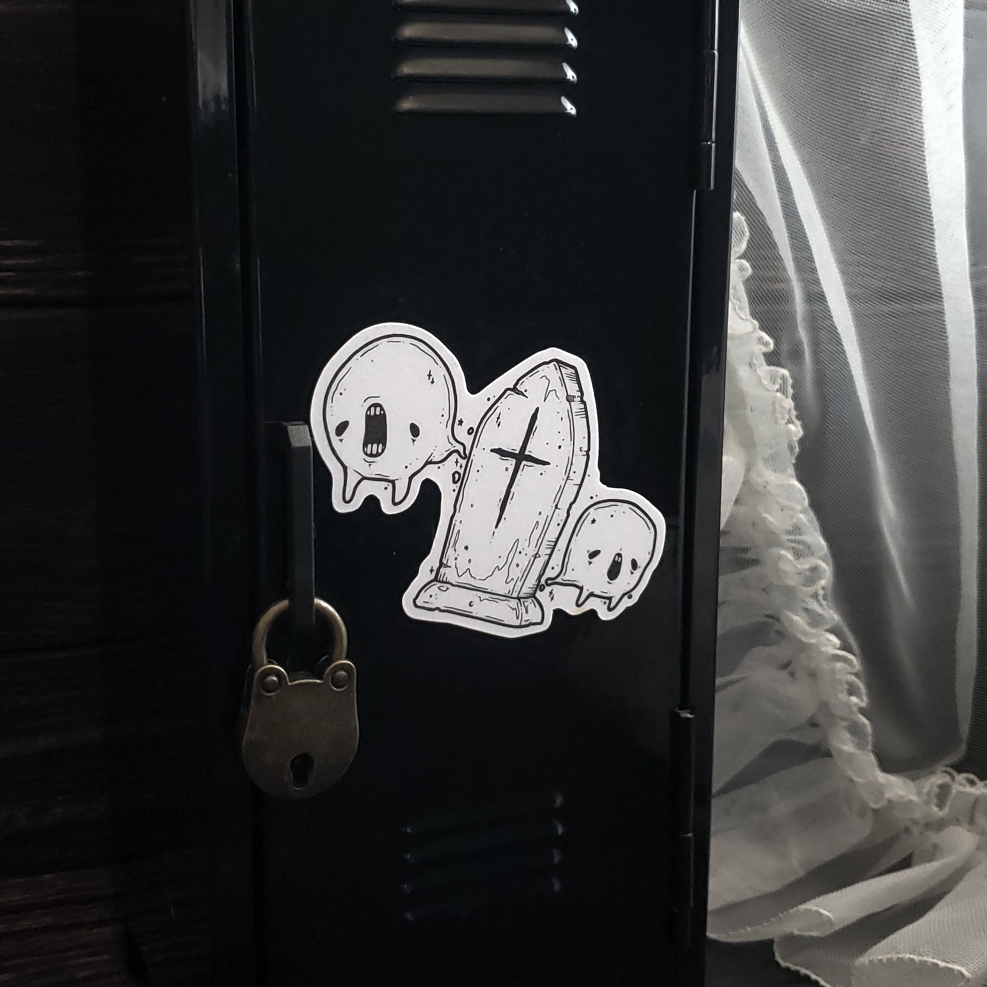 Tombstone Ghost Magnet