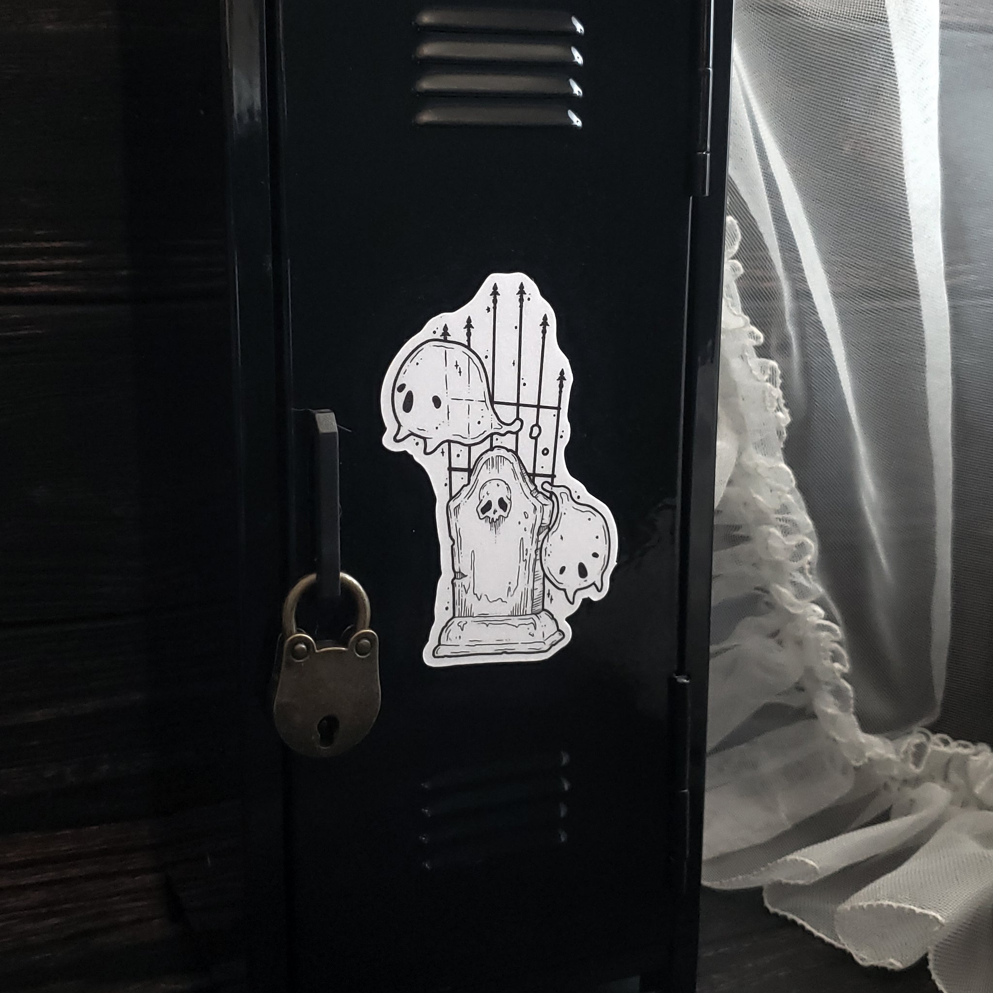 Gravestone Ghost Magnet