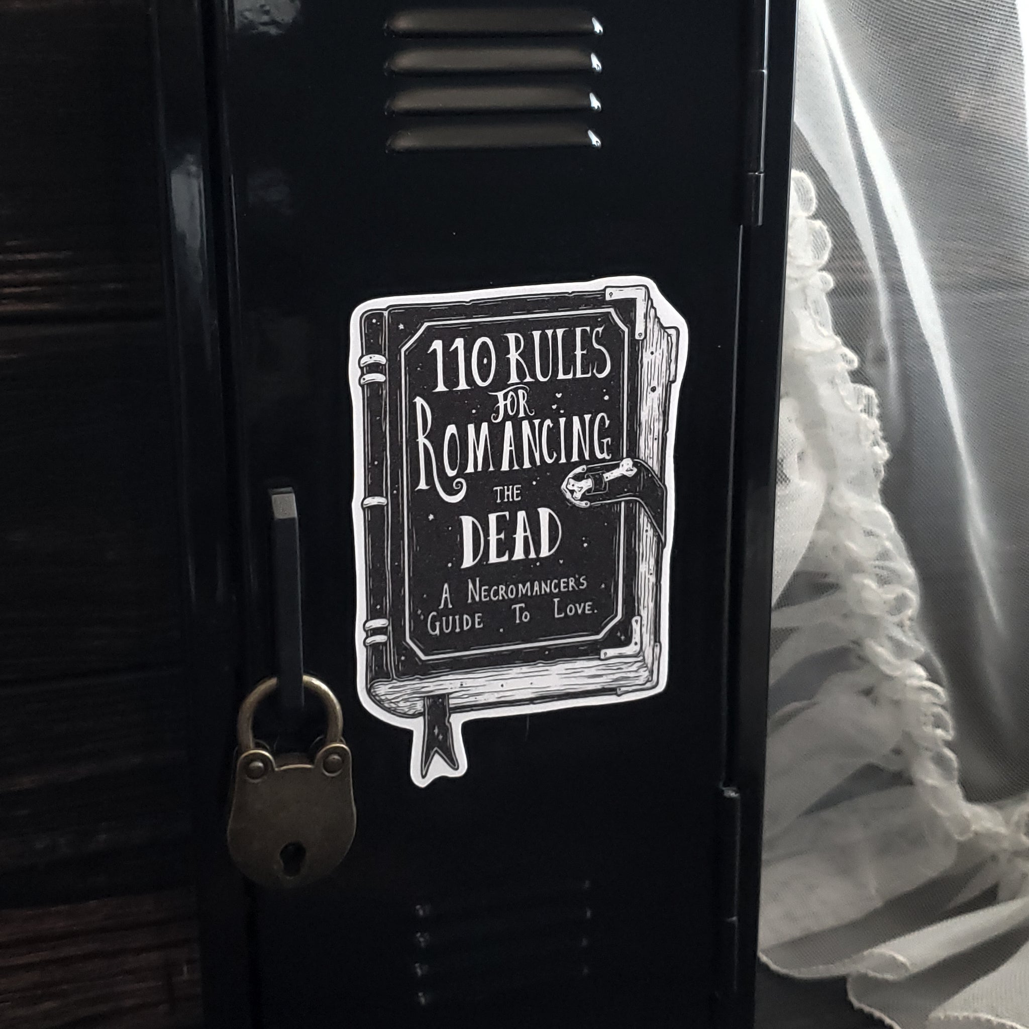 Necromancer Book Magnet - Romancing the Dead