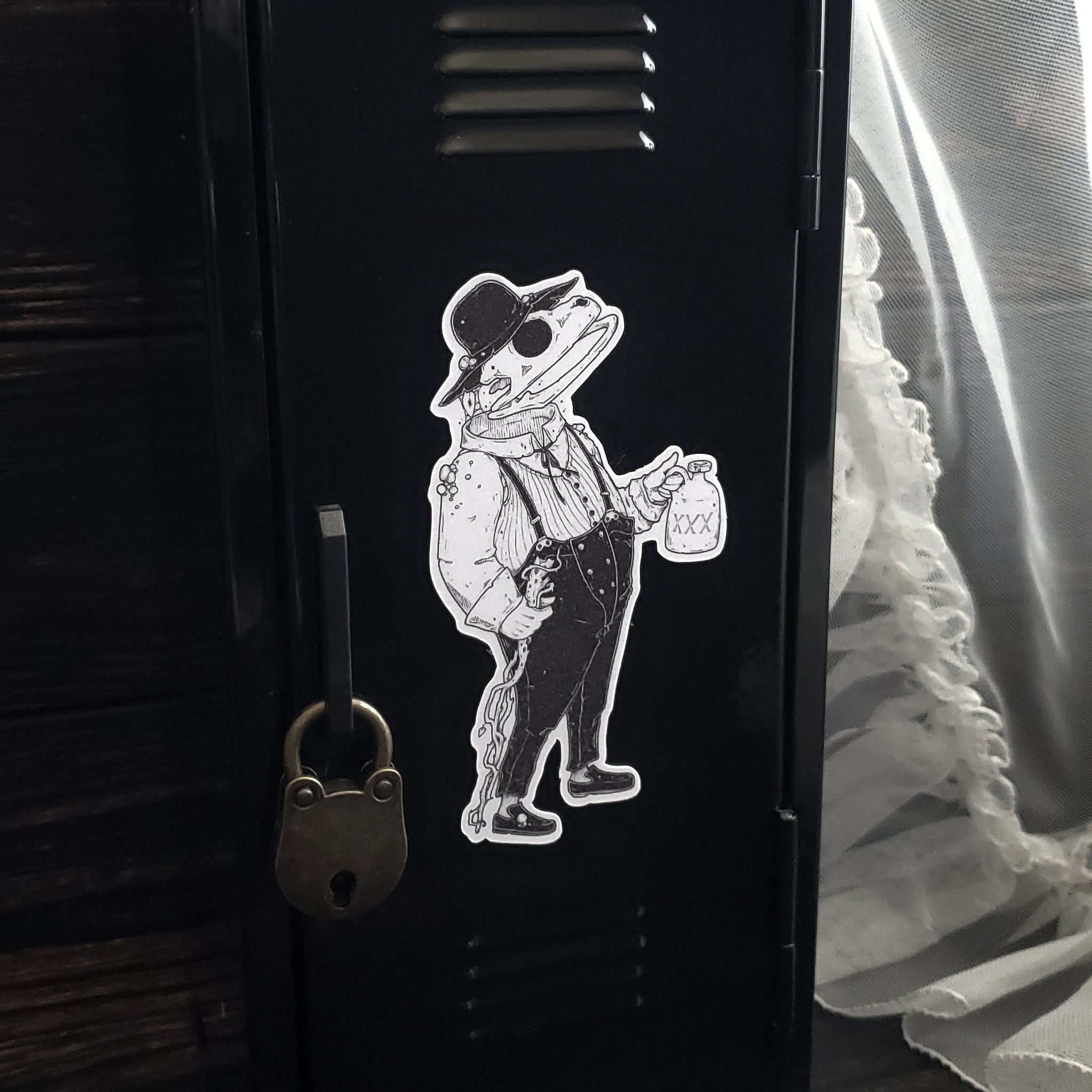 The frog Hillbilly Magnet