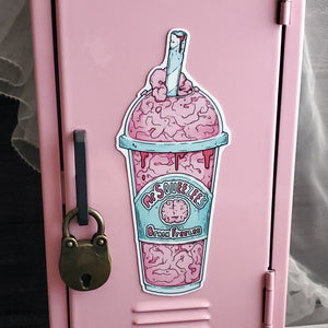 Brain Slushie Zombie Magnet