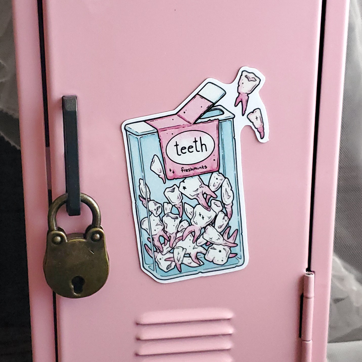 Teeth Candy Magnet