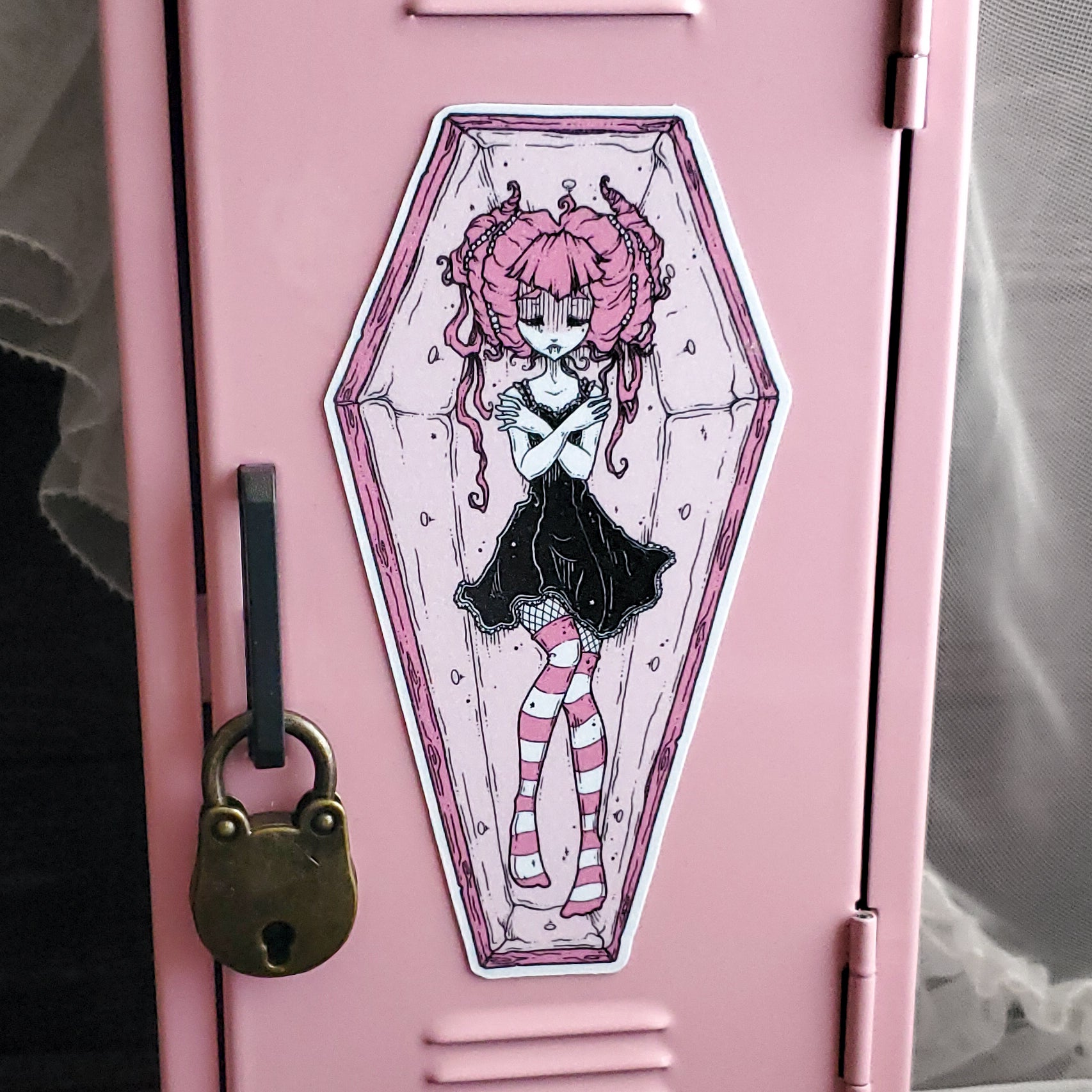 Vampire Coffin Magnet
