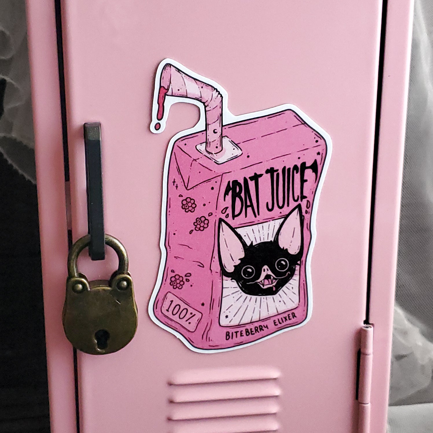 Bat Juice Vampire Magnet