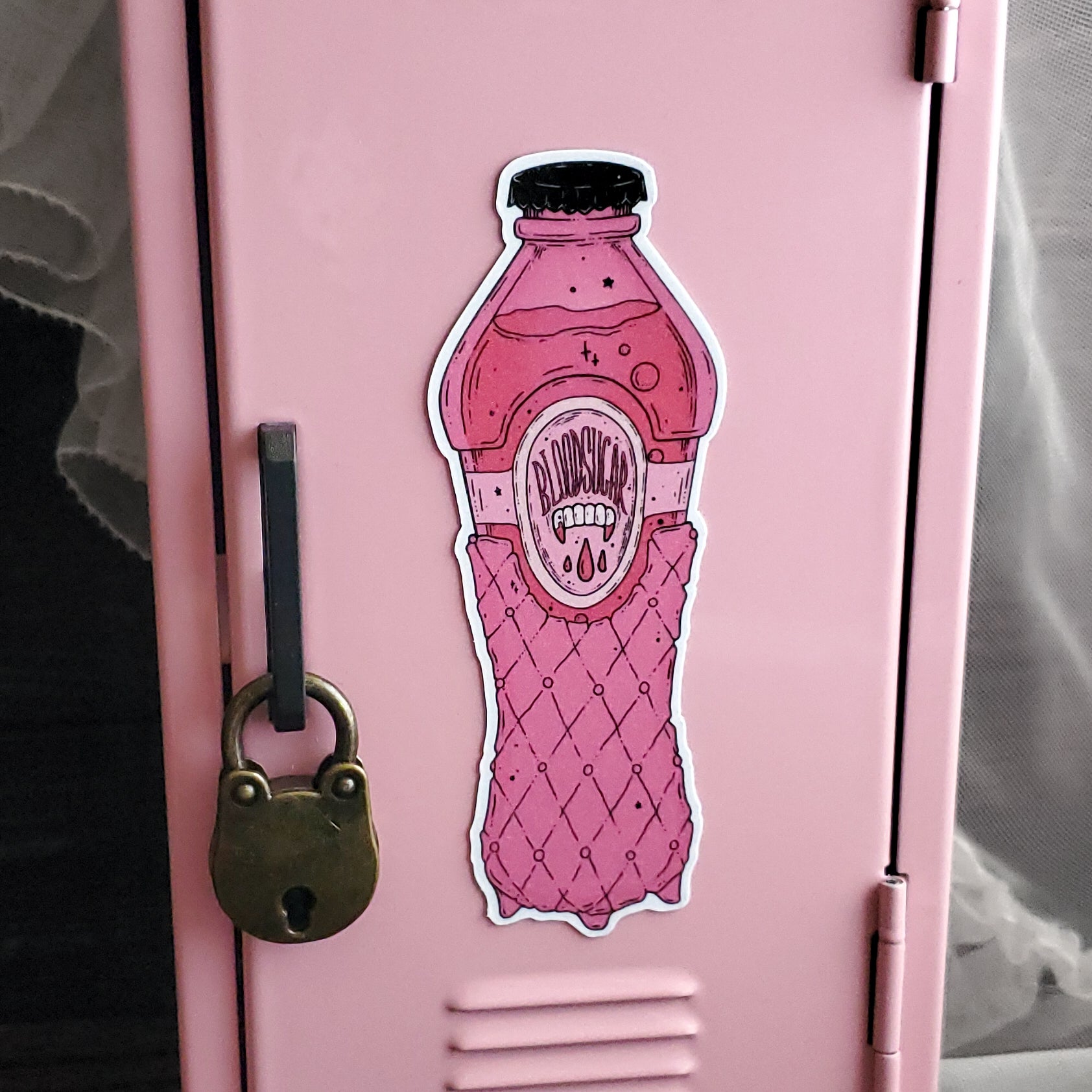 Vampire Soda Bottle Magnet - Blood Sugar