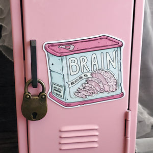 Canned Brains Zombie Magnet