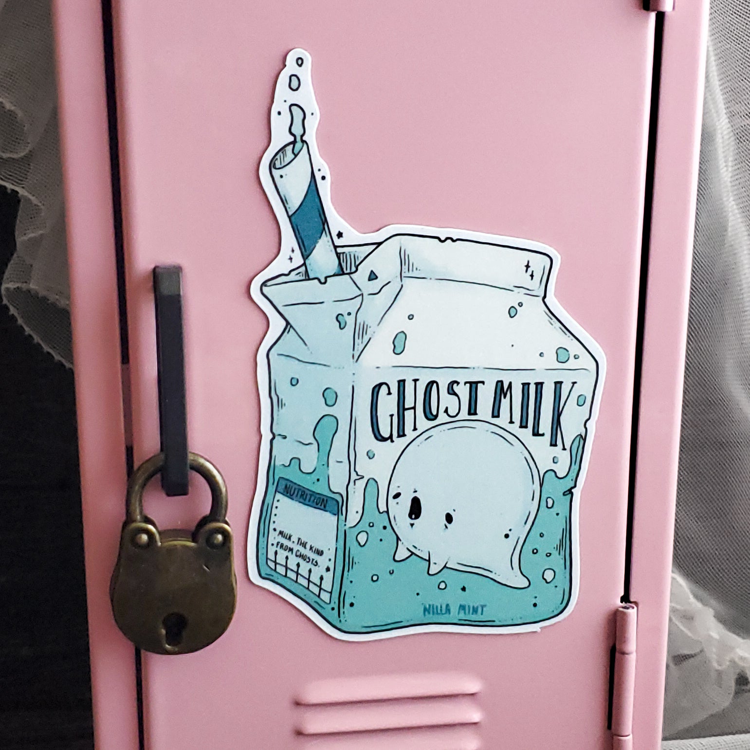 Ghost Milk Magnet