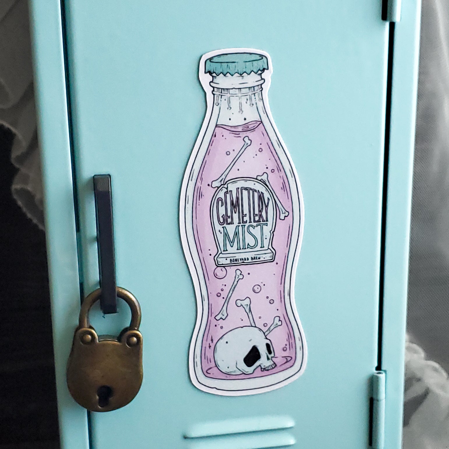 Bones Soda Bottle Magnet