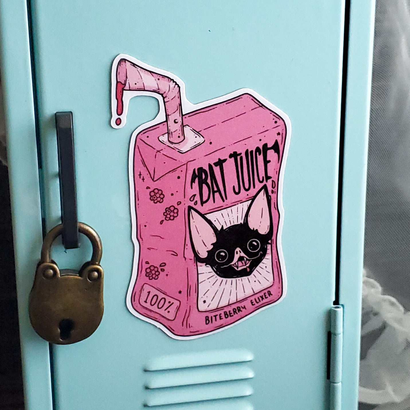 Bat Juice Vampire Magnet