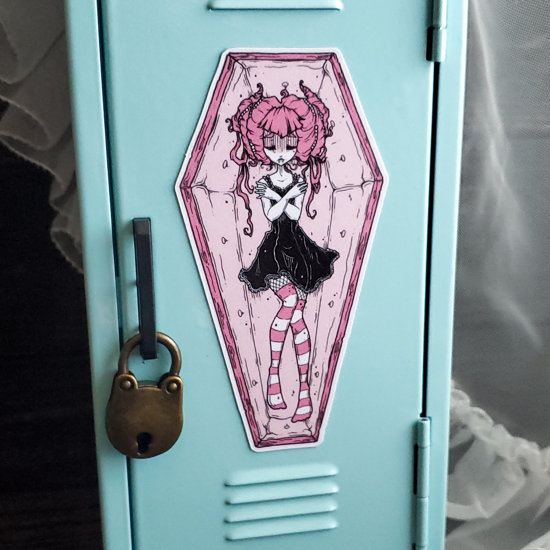 Vampire Coffin Magnet