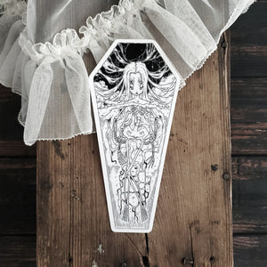 Skeleton Coffin Spider Bookmark